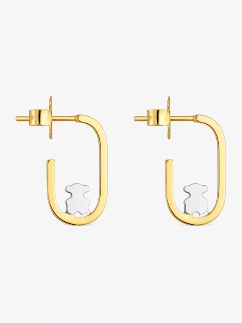 Tous Two-tone Hoop earrings Tous Camille